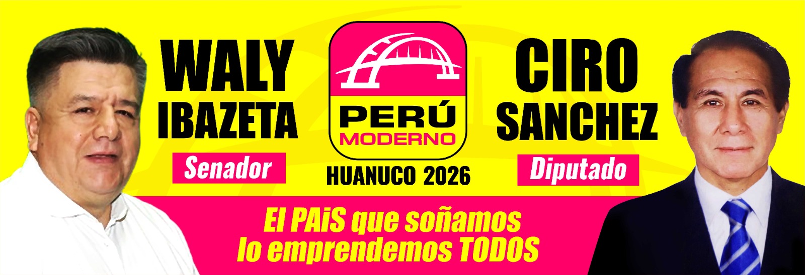 Perú Moderno Huánuco - Candidatos
